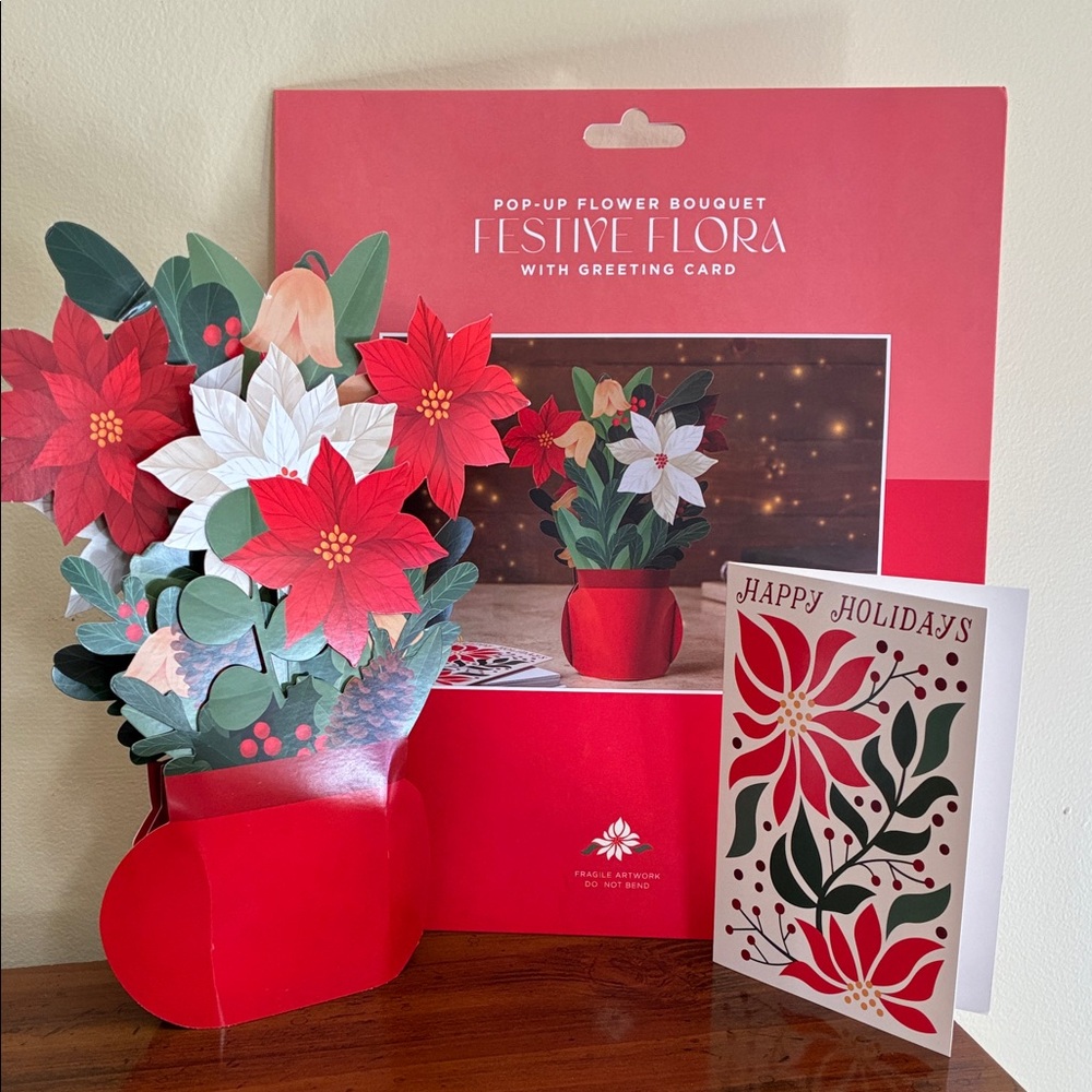 Pulsar - POPUP FLOWER BOUQUET with GREETING CARD